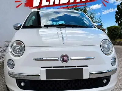 Usata Fiat 500 Lounge 75 CV (55 kW) 2008 Bianco Utilitaria