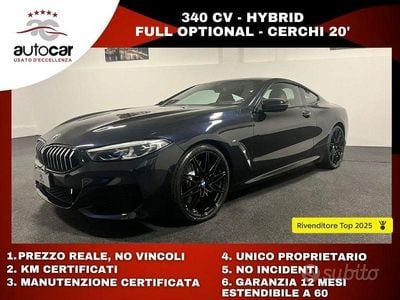 Usata BMW 840 M Sport 340 CV (250 kW) 2021 Nero Coupé