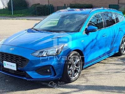 Usata Ford Focus ST 125 CV (91 kW) 2019 Blu Station wagon