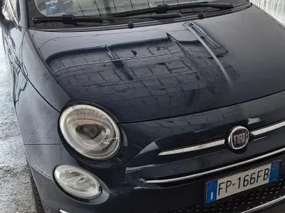Usata Fiat 500C Lounge 69 CV (50 kW) 2018 Blu Cabrio