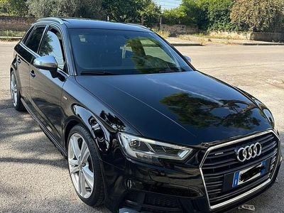 Usata Audi A3 S-Line 184 CV (135 kW) 2014 Nero Berlina