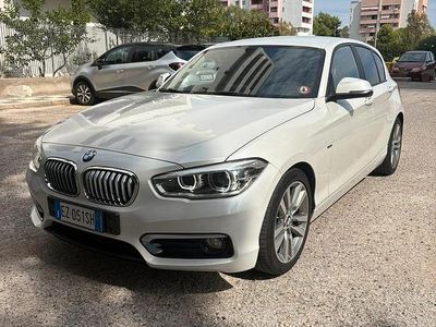 Usata BMW 116 Efficient Dynamics 116 CV (85 kW) 2015 Bianco Utilitaria