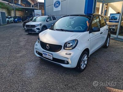 Usata Smart ForFour Prime 71 CV (52 kW) 2018 Bianco Utilitaria