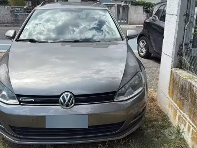 Usata VW Golf VII 110 CV (80 kW) 2015 Grigio Station wagon