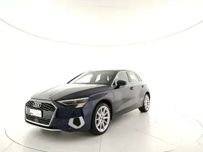 Usata Audi A3 Advanced Plus 204 CV (150 kW) 2021 2d blu navarra metallizzato Berlina