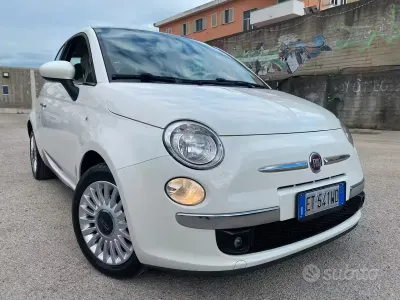 Usata Fiat 500 Lounge 95 CV (69 kW) 2013 Bianco Berlina