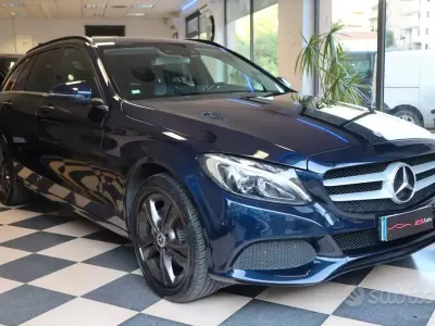 Usata Mercedes C220 170 CV (125 kW) 2015 Blu Station wagon