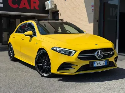 Begagnad Mercedes A35 AMG AMG 306 HK (225 kW) 2019 Gul Sedan