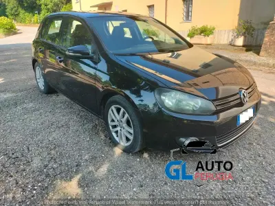Usata VW Golf VI Highline 110 CV (80 kW) 2010 Nero Utilitaria