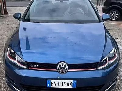 Usata VW Golf VII 105 CV (77 kW) 2014 Blu Berlina