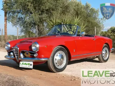 Occasion Alfa Romeo Giulia Spider 91 PK (66 kW) 1960 Rood Cabriolet