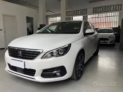 Usata Peugeot 308 Allure 120 CV (88 kW) 2018 Bianco Berlina