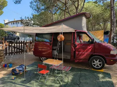 Usata VW T4 California 102 CV (75 kW) 1996 Rosso Furgone