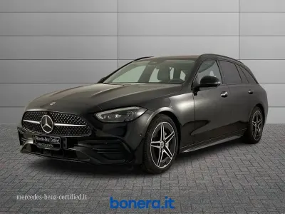 Usata Mercedes C220 AMG Line Premium Plus 197 CV (144 kW) 2022 Nero Station wagon