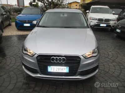 Usata Audi A3 Ambition 110 CV (80 kW) 2016 Grigio Berlina