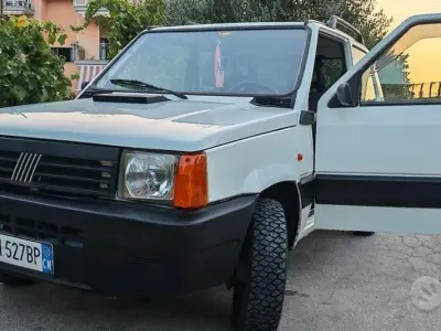 Usata Fiat Panda 4x4 Climbing 54 CV (39 kW) 2003 Bianco Utilitaria