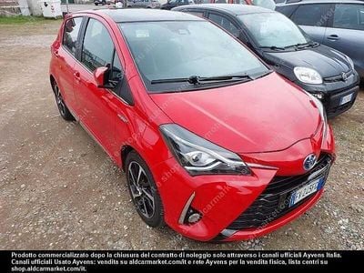 Usata Toyota Yaris Hybrid Style 2019 Rosso Utilitaria