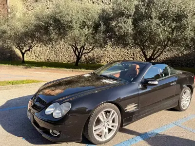 Käytetty Mercedes SL350 272 HP (200 kW) 2008 Musta Avoauto