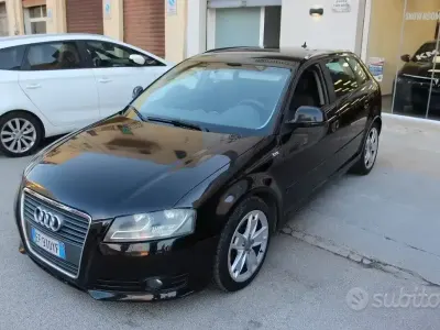 Usata Audi A3 Ambiente 90 CV (66 kW) 2010 Nero Utilitaria