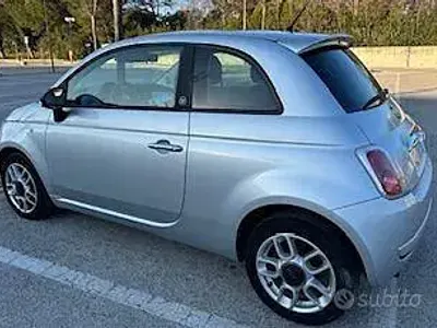 Usata Fiat 500 75 CV (55 kW) 2009 Grigio Cabrio