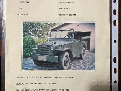 Usata Fiat Campagnola 1970 Verde SUV