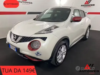 Usata Nissan Juke Tekna 110 CV (80 kW) 2015 Bianco SUV
