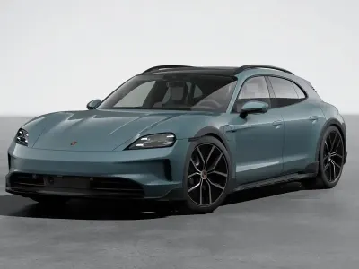 Nuova Porsche Taycan Cross Turismo 300 kW (408 CV) 2026 Pale blue metallizzato