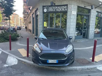 Usata Ford Fiesta Titanium 80 CV (58 kW) 2014 Grigio Utilitaria