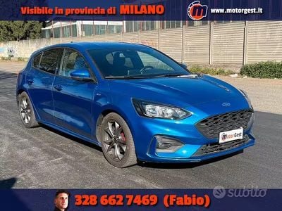 Usata Ford Focus ST-Line 150 CV (110 kW) 2019 Blu Berlina