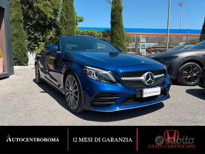 Usata Mercedes C300 Premium 245 CV (180 kW) 2019 Blu Coupé