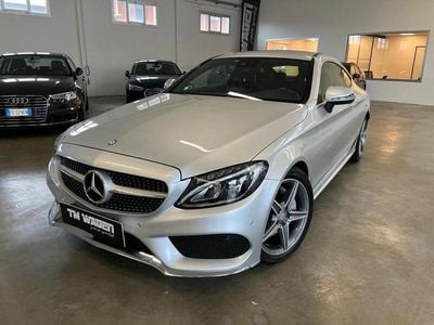 Usata Mercedes C220 Premium 169 CV (124 kW) 2016 Argento Coupé