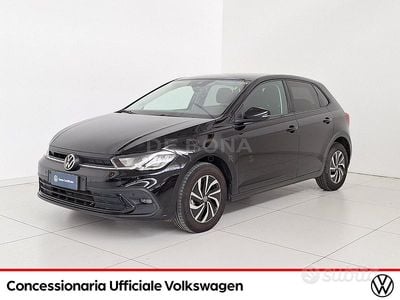Usata VW Polo Life 95 CV (69 kW) 2023 Nero Utilitaria