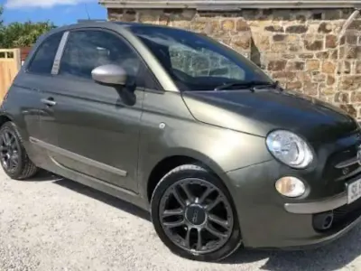 Usata Fiat 500 73 CV (53 kW) 2009 Grigio Cabrio
