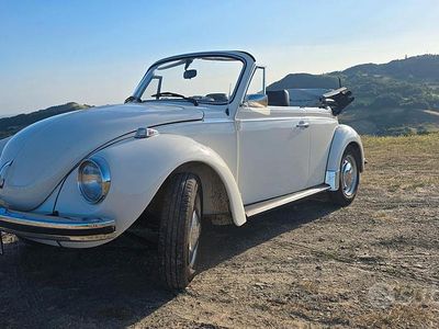 Usata VW Beetle Cabriolet Karmann 1970 Bianco Cabrio