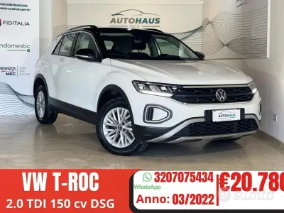 Używany VW T-Roc 150 KM (110 kW) 2022 Biały SUV