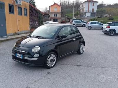 Usata Fiat 500 Lounge 69 CV (50 kW) 2009 Nero Cabrio