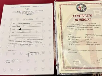 Usata Alfa Romeo Spider Quadrifoglio Verde 125 CV (91 kW) 1988 Cabrio