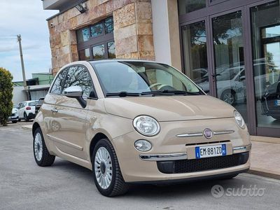 Usata Fiat 500 Lounge 69 CV (50 kW) 2012 Beige Berlina