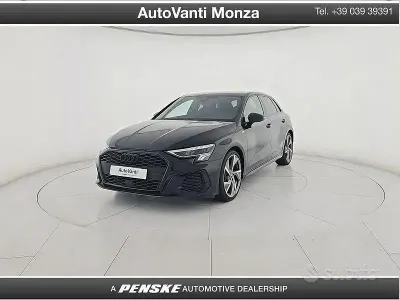 Usata Audi A3 S-Line 150 CV (110 kW) 2023 Nero Berlina