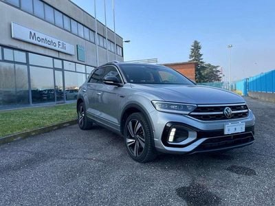 Usata VW T-Roc R-line 150 CV (110 kW) 2022 Pyrit silver met/tetto nero SUV
