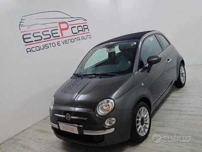 Begagnad Fiat 500C Lounge 69 HK (50 kW) 2014 Grå Cab