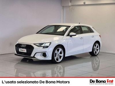 Usata Audi A3 Advanced 200 CV (147 kW) 2022 Bianco Berlina