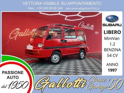Usata Subaru Libero 54 CV (39 kW) 1997 Rosso Monovolume