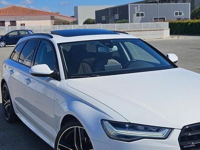 Usata Audi A6 S-Line 190 CV (139 kW) 2018 Bianco Station wagon