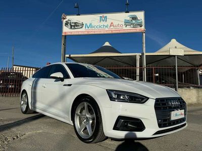 Usata Audi A5 Sport 190 CV (139 kW) 2017 Bianco Coupé