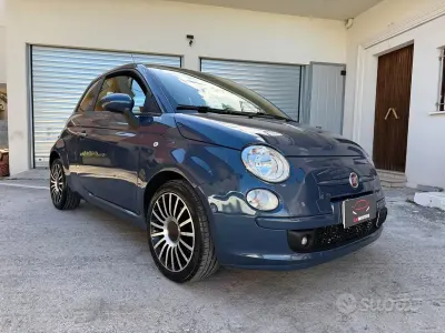 Usata Fiat 500 85 CV (62 kW) 2011 Blu Berlina