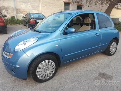 Usata Nissan Micra Visia 68 CV (50 kW) 2006 Blu Berlina