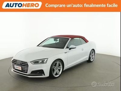 Usata Audi A5 Cabriolet Sport 190 CV (139 kW) 2019 Bianco Cabrio