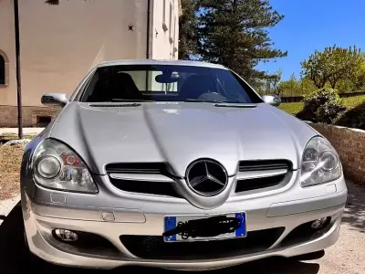 Usata Mercedes SLK200 163 CV (119 kW) 2004 Grigio Cabrio