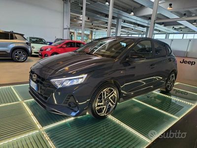 Usata Hyundai i20 N Line 101 CV (74 kW) 2024 Grigio Berlina